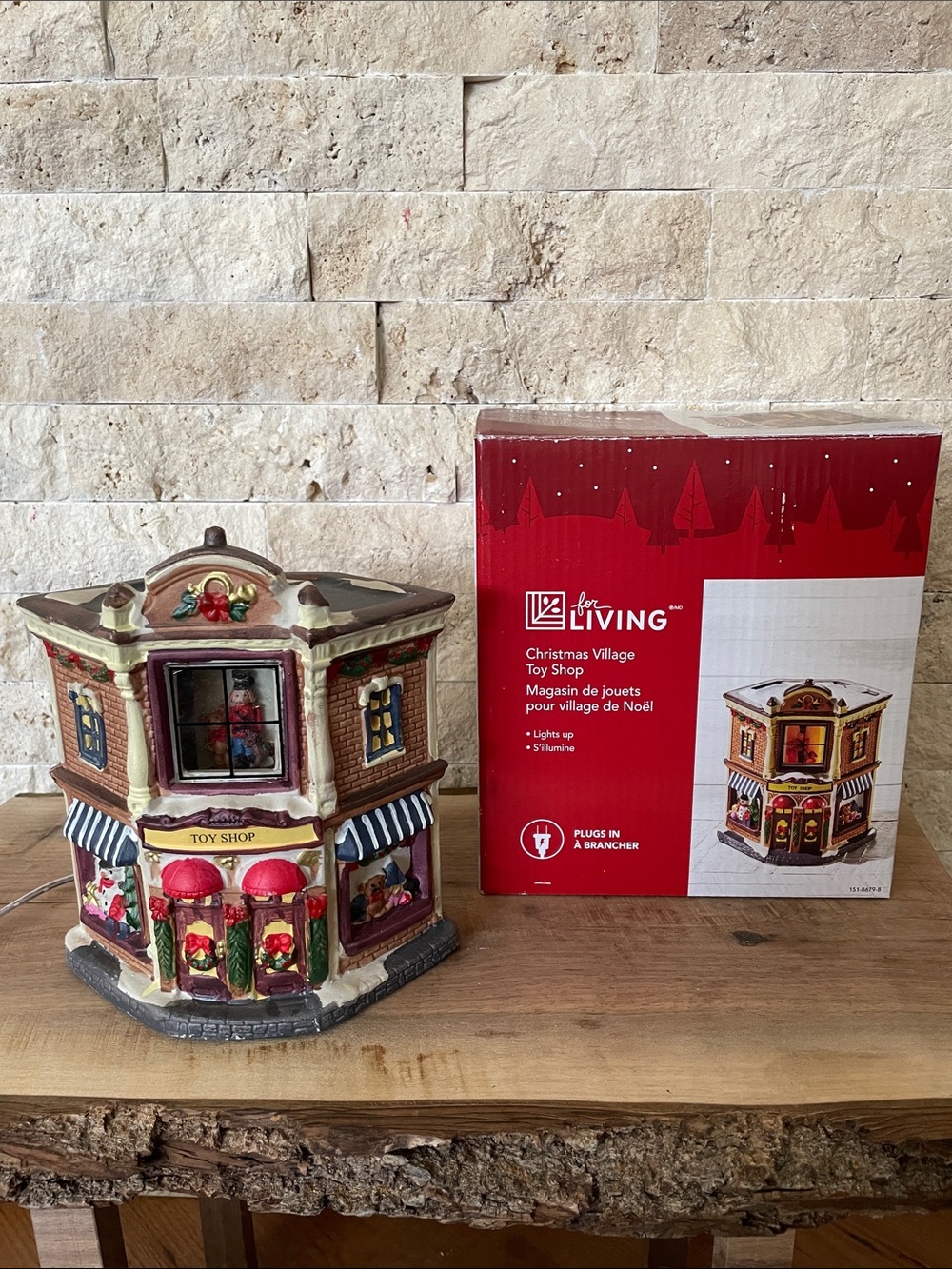 for Living Christmas Village Toy Shop